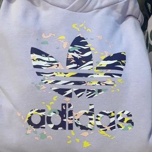 Girls Adidas hooded sweatshirt